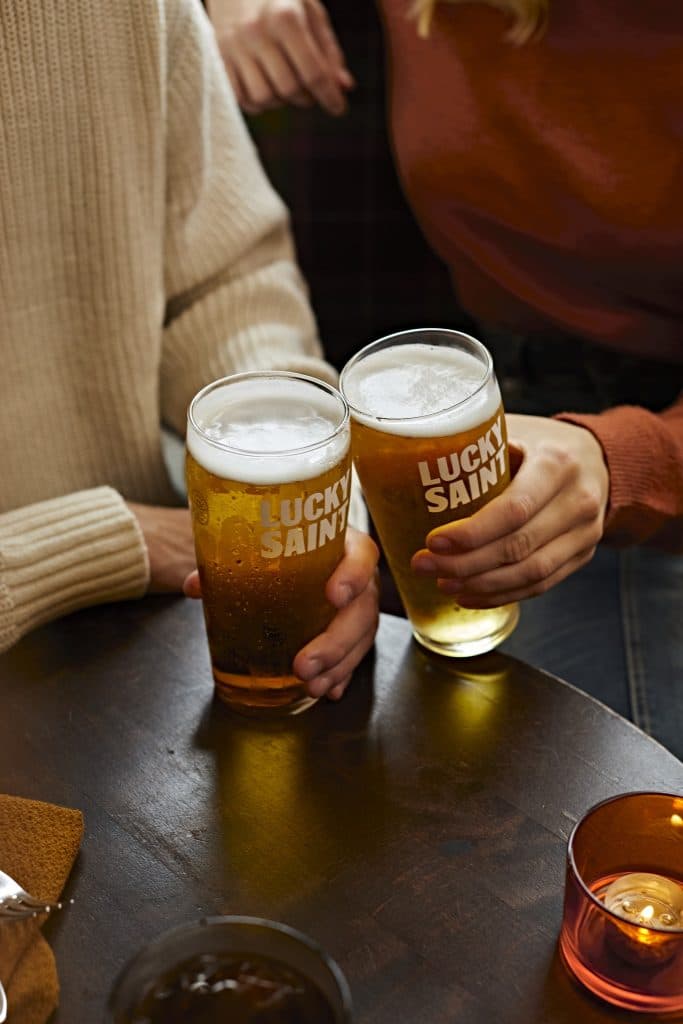 Cover Image for Get a free pint of Lucky Saint at The Highwayman