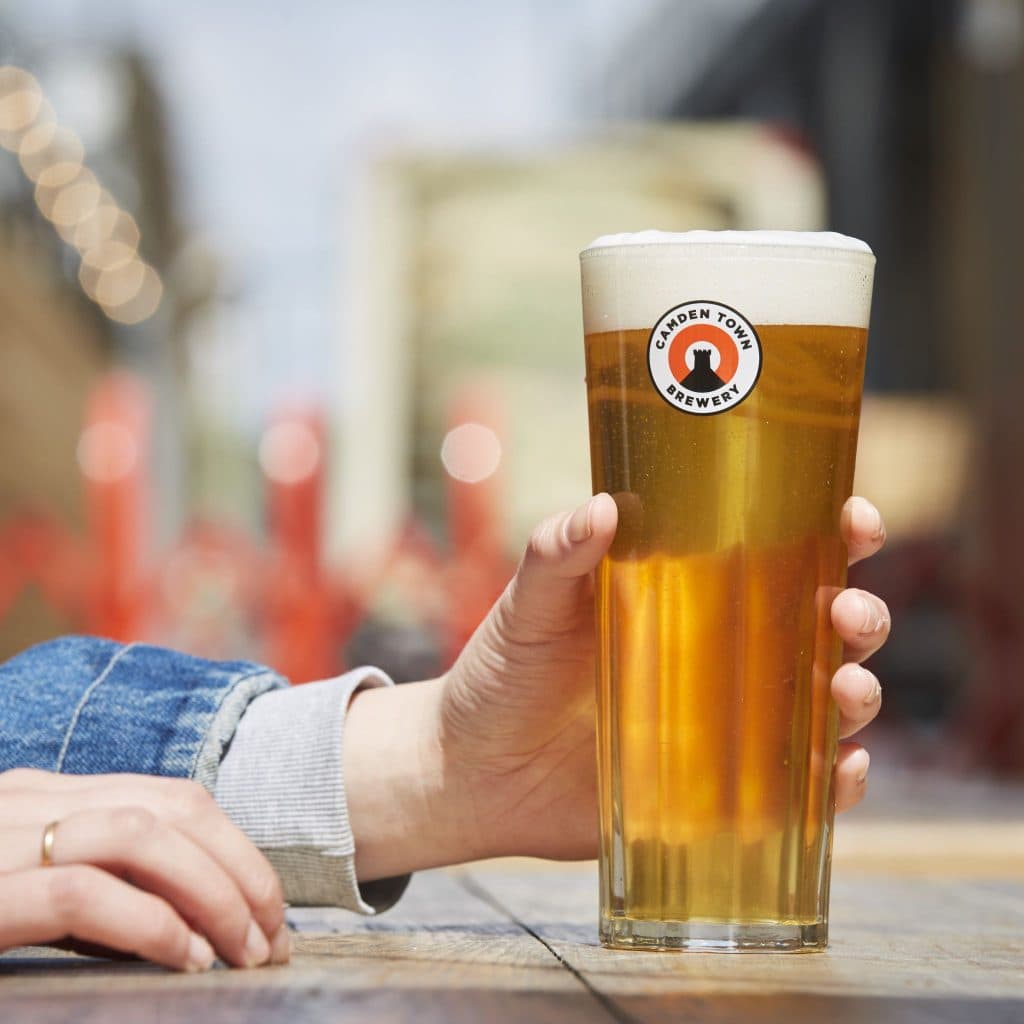 Cover Image for Buy 1 get 1 free on a pint of Camden Hells at The Highwayman