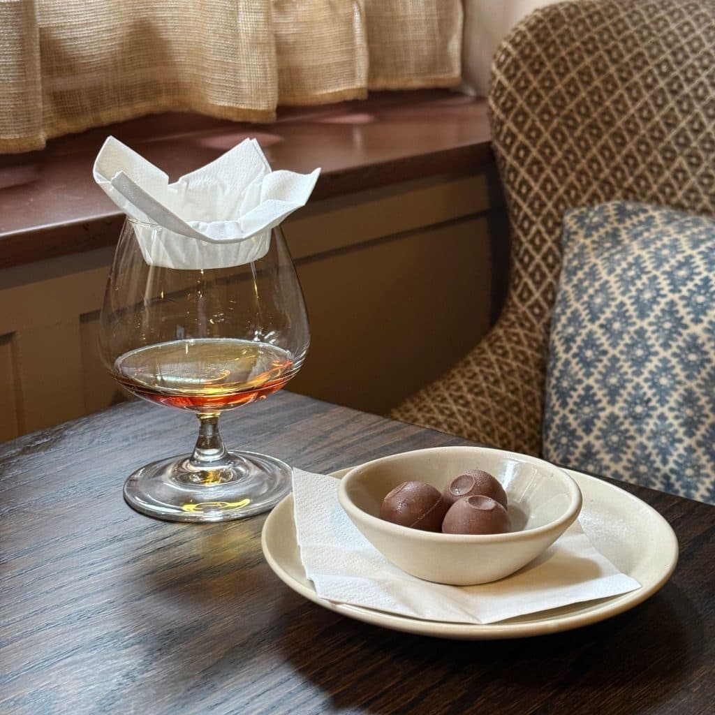 Cover Image for Compliment Truffles when you order Rémy Martin VSOP Cognac at The Highwayman